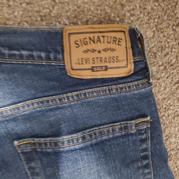 Levi Strauss Signature Mens Jeans Straight 34x32 - Picture 3 of 7